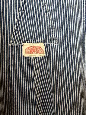VINTAGE Round House Hickory‎ Stripe Overalls - Classic Workwear